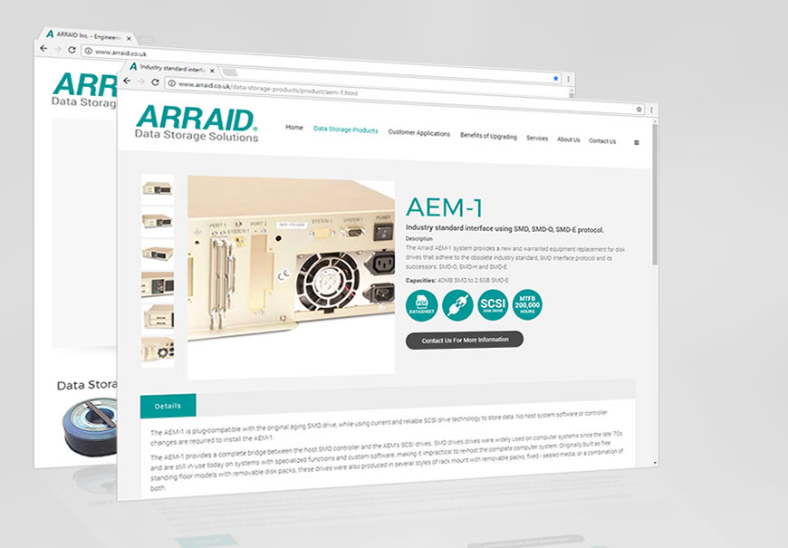 Arraid, LLC launch new responsive website in alignment with revamped product range